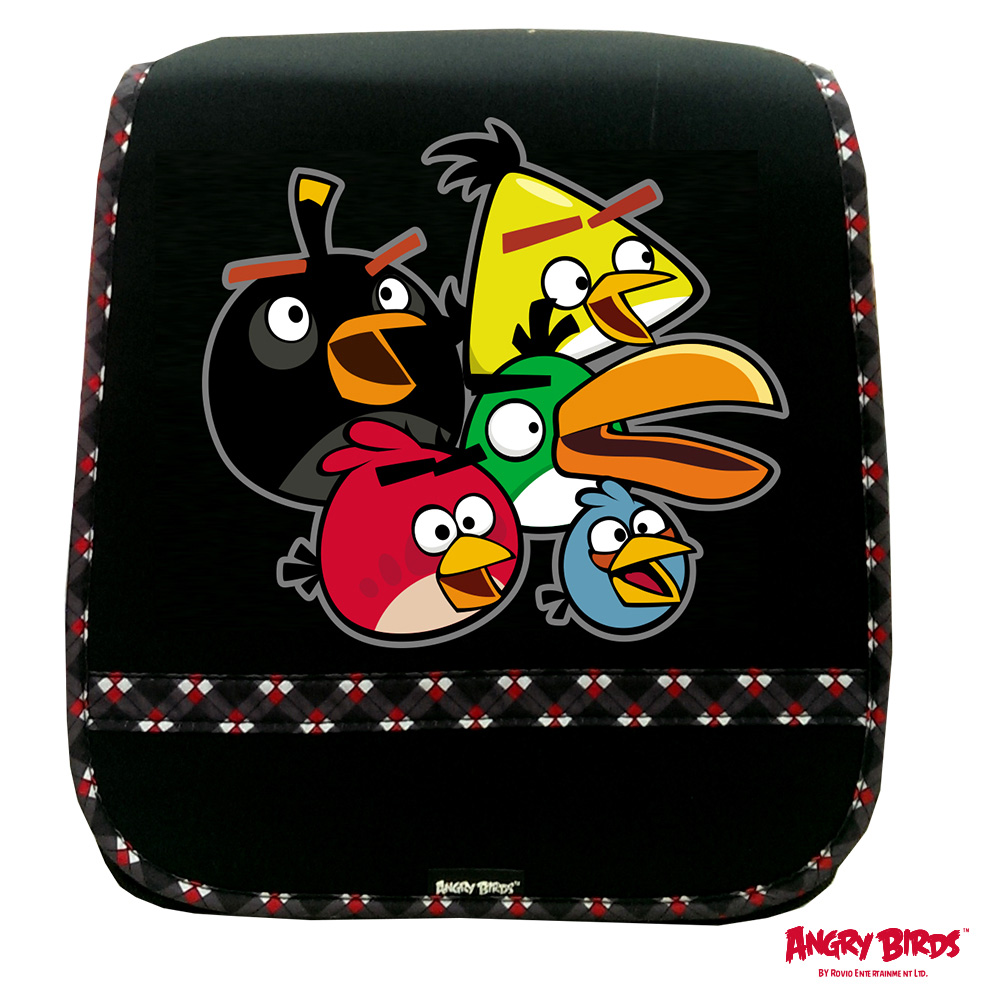 【Angry Birds 憤怒鳥】EVA日式護脊後背包(AB6033B)