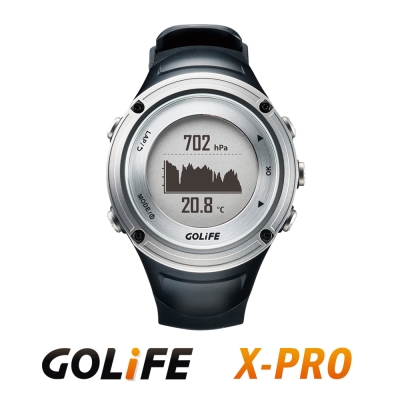 GOLiFE GoWatch X-PRO 全方位智慧戶外運動GPS腕錶-銀色