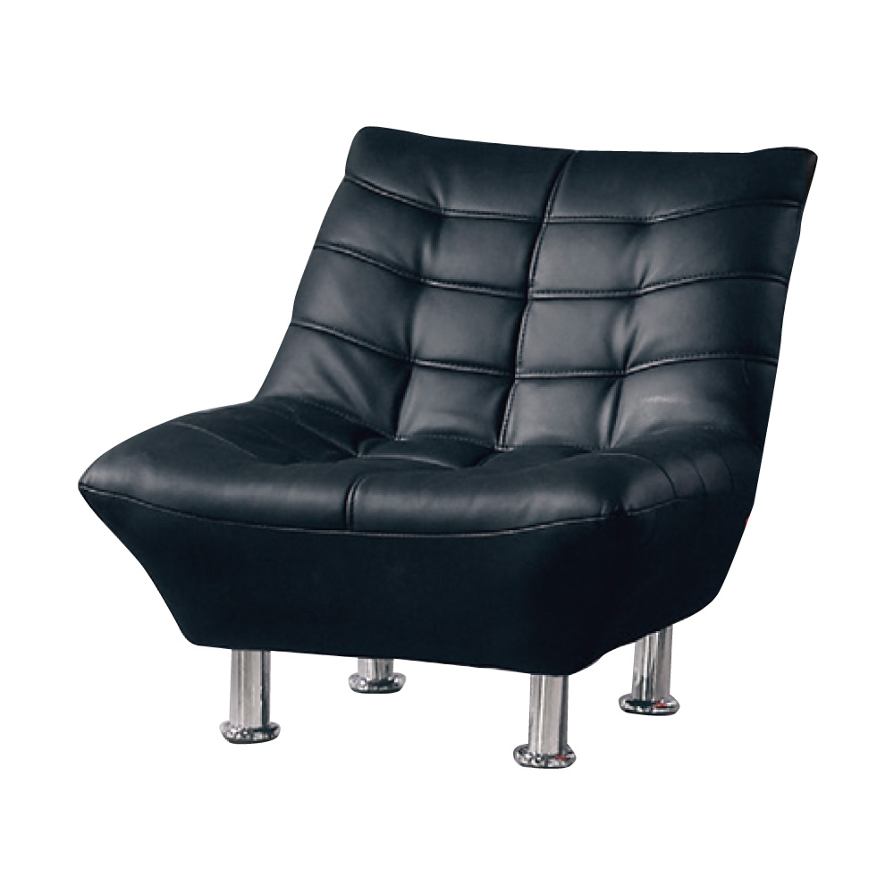 品家居 丹堤皮革單人沙發椅(二色可選)-67x62x67cm-免組