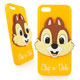 Disney iPhone 5/5S / SE 時尚大頭造型捲線保護套-奇奇/蒂蒂 product thumbnail 1