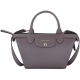 LONGCHAMP Le Pliage Heritage 牛皮兩用提包(MINI/深灰色) product thumbnail 1