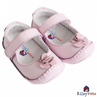 Rileyroos 美國手工童鞋學步鞋-Fiona Powder Pink