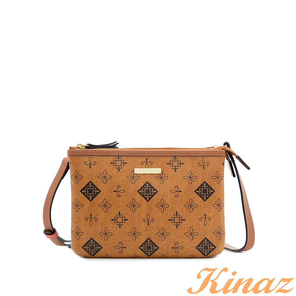 KINAZ 迷人香氣斜背包-復古風尚-咖啡系列