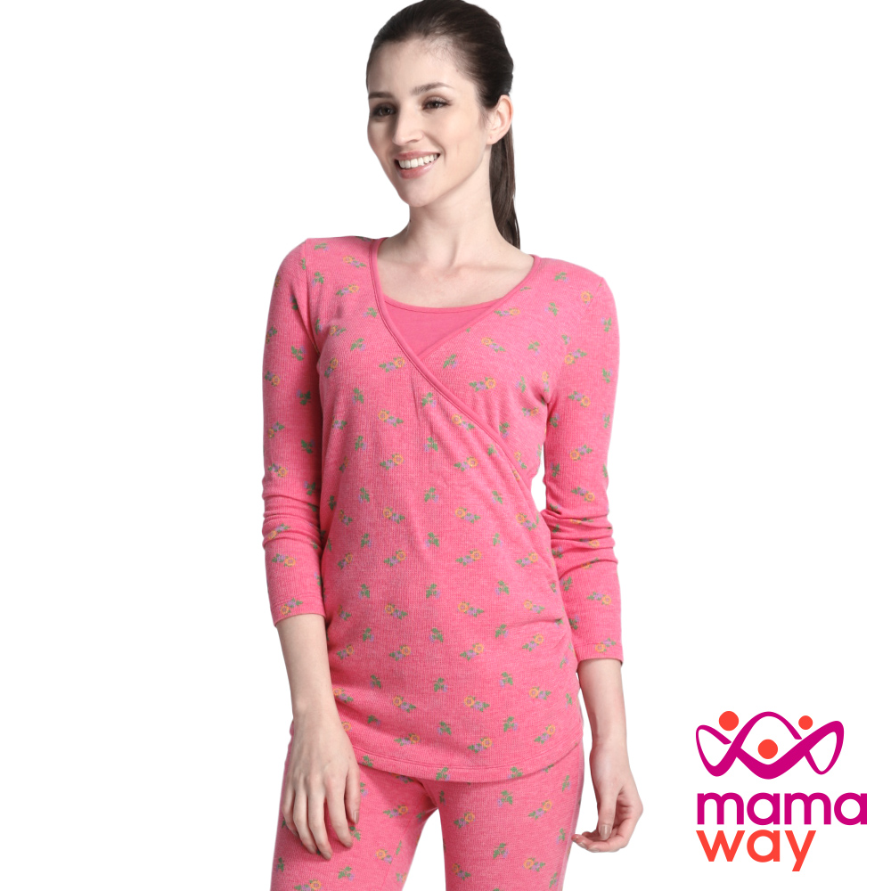 Mamaway 小花孕哺家居服組(共二色) product image 1