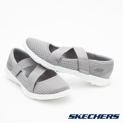 SKECHERS (女) 健走系列GO WALK LITE - 15406GRY