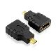 Bravo-u HDMI (母) to Micro HDMI (公) 24k鍍金轉接頭 product thumbnail 1