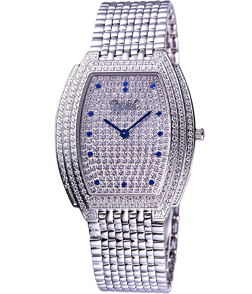 Ogival 晶華系列璀璨珠寶腕錶(銀)