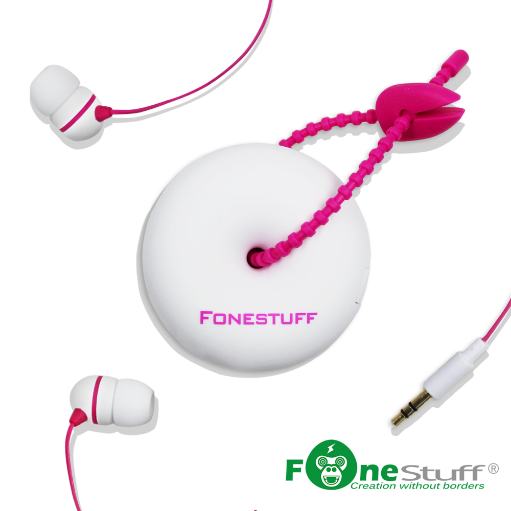 Fonestuff FS-6002收線式耳塞耳機-快
