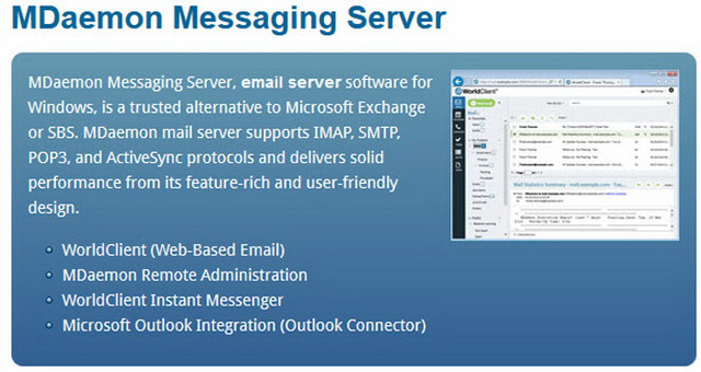 MDaemon Messaging Server (郵件伺服器) - 250用戶授權