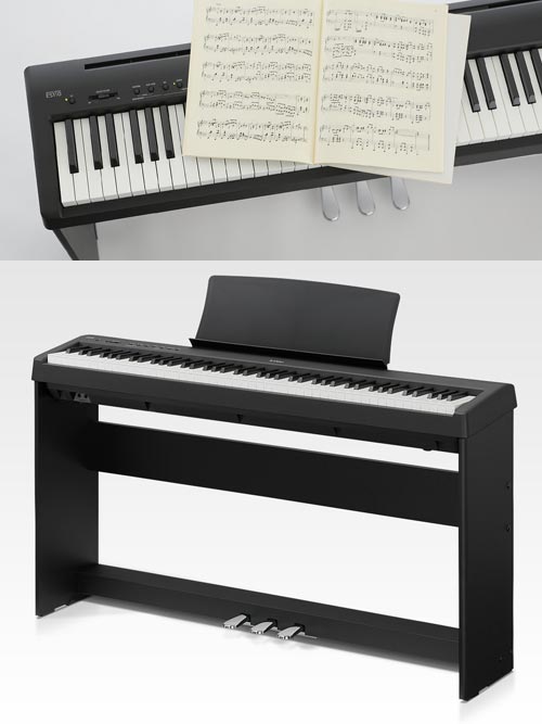KAWAI ES110 88鍵數位電鋼琴 時尚黑色款
