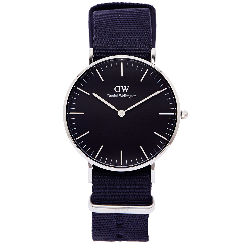 DW Daniel Wellington Cornwall手錶-黑面X黑色/36mm