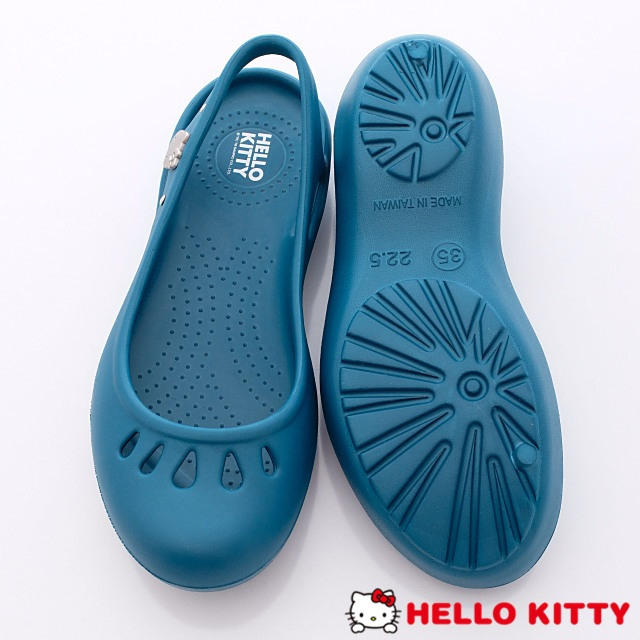 Hello Kitty-凱蒂縷空便鞋款-NI16122藍(女段)