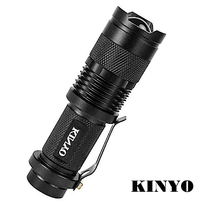 KINYO 電池式迷你LED變焦手電筒(LED-500)