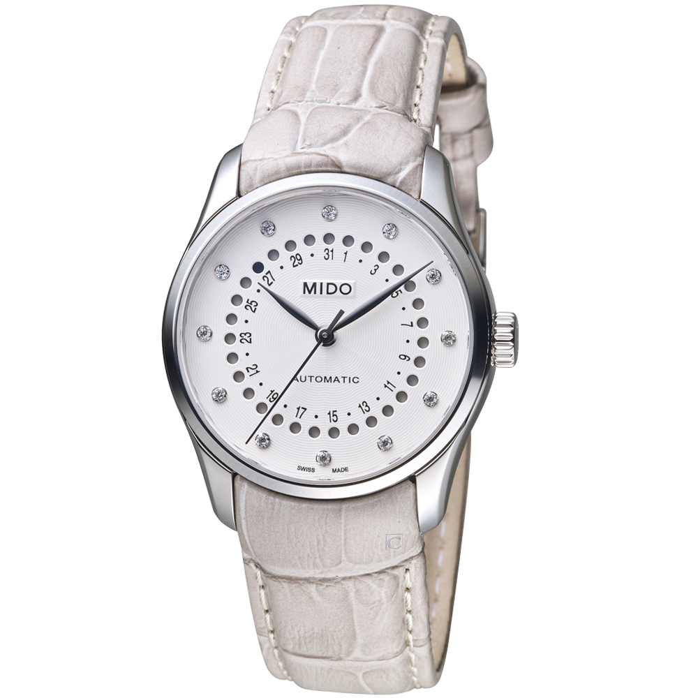 MIDO 美度 官方授權 Belluna雋永系列日期窗腕錶-M0242071603600-33mm