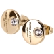 Marc Jacobs MJ Coin 鑲鑽硬幣穿針耳環(金色) product thumbnail 1