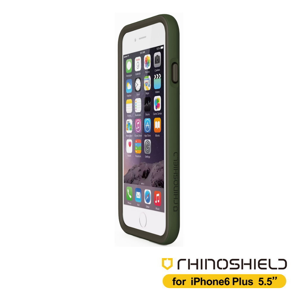 Rhino Shield犀牛盾iphone 6 Plus 6s Plus 手機殼 軍綠 Apple適用手機殼套 Yahoo奇摩購物中心