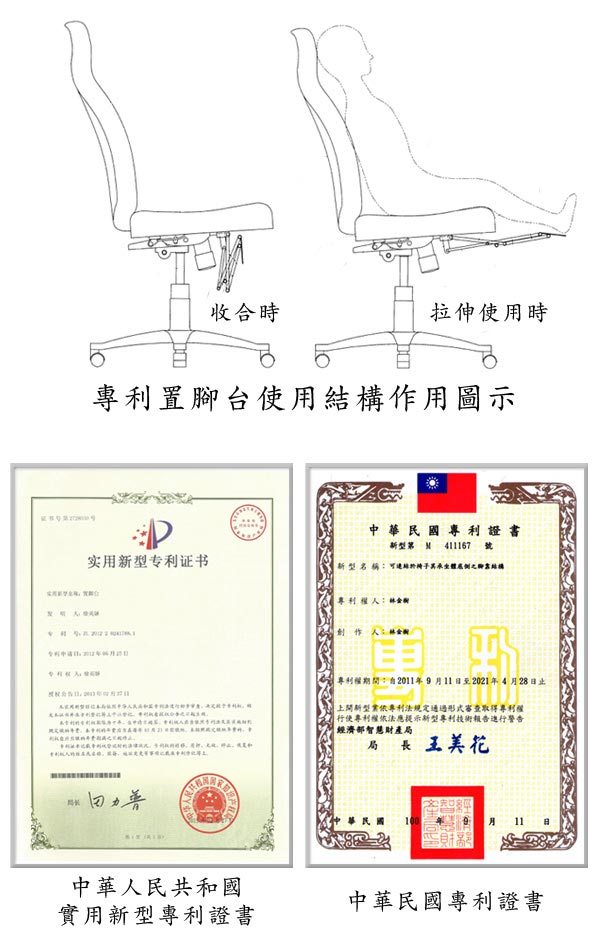 LOGIS-傑創坐臥兩用複層網工學椅/電腦椅/辦公椅/主管椅