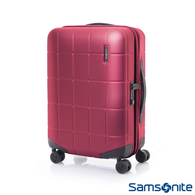 Samsonite新秀麗 20吋Tileum霧面防刮飛機輪硬殼TSA登機箱(紅)