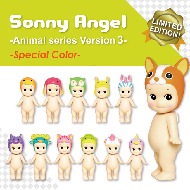 Sonny Angel 經典動物系列3特別色限量版公仔(箱購12入)