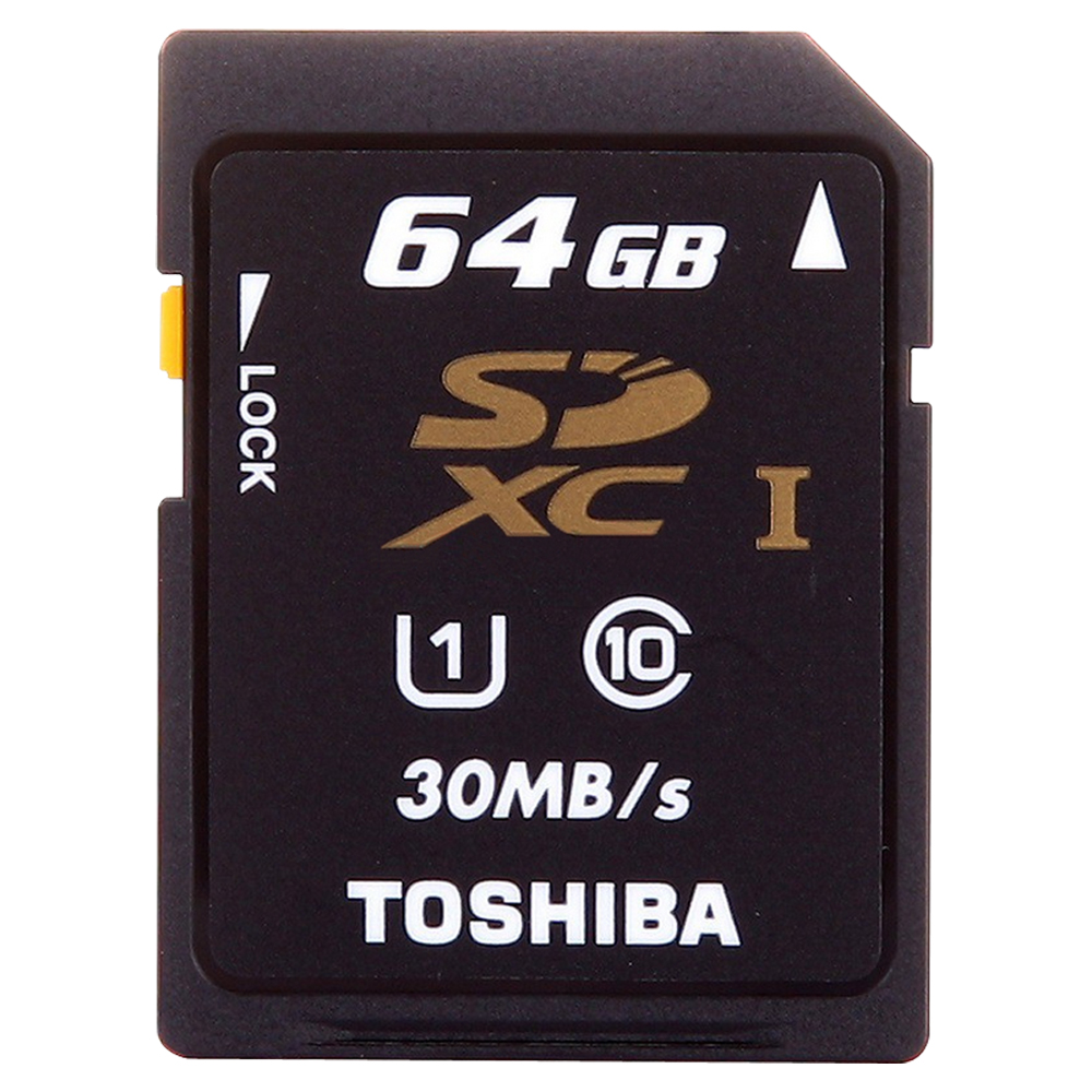 TOSHIBA 64GB SDXC UHS-1 C10 30MB/s高速記憶卡(公司貨)
