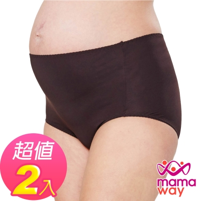 【Mamaway】抗菌涼感孕婦內褲(2入組)-產前、產後適穿 (共六色)