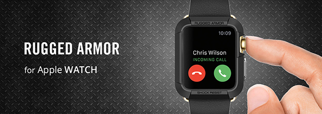 Spigen Apple Watch (42mm) Rugged Armor保護殼