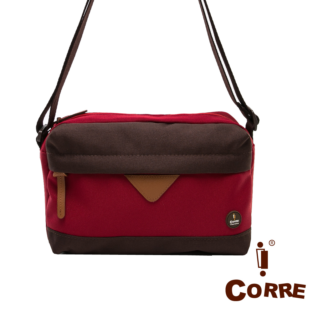 CORRE - 自我風格立體式MIT圓標尼龍側背包(小)-共3色