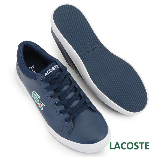 LACOSTE 女用休閒鞋-藍