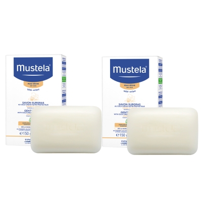 Mustela慕之恬廊 高效滋養皂150g(2入組)