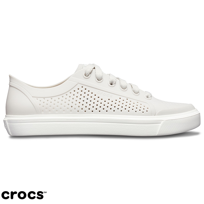 Crocs 卡駱馳 (女鞋) 街頭洛卡繫帶鞋 204884-101