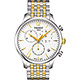 TISSOT 天梭 官方授權 Tradition 經典復刻計時腕錶-銀x雙色版/42mm T0636172203700 product thumbnail 1