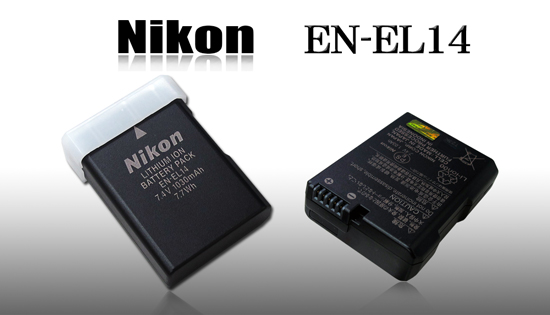 Nikon EN-EL14 / ENEL14 適用相機電池 (全新密封包裝)