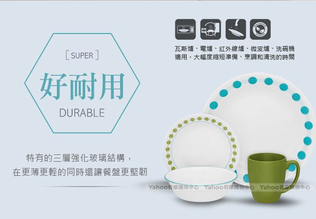 美國康寧 CORELLE 南法風情8吋平盤