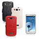 ICARER SAMSUNG GALAXY S3 i9300 鱷魚紋側掀 真皮皮套 product thumbnail 1