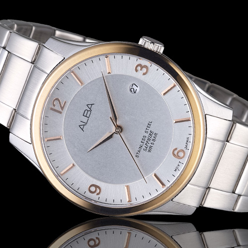 ALBA 雅柏 時尚簡約都會男錶(AS9C92X1)雙色/41mm