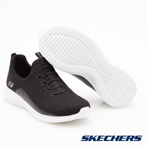 SKECHERS (女) 運動系列 ULTRA FLEX - 12830WBLK