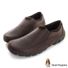 Hush Puppies FULLE 黃金大底直套式休閒鞋-咖啡色