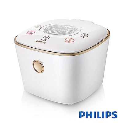 【超值】[無卡分期-12期] 飛利浦PHILIPS 雙向智旋IH電子鍋-石英白HD4566 - 無卡分期專區 - @網紅直播人氣商品