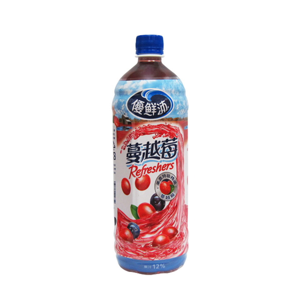 優鮮沛蔓越莓綜合果汁(980ml x 12入)