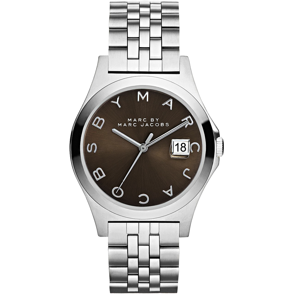 Marc by Marc Jacobs Slim Grey系列腕錶-灰x銀/36mm