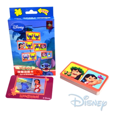 DISNEY。接龍遊戲卡(史迪奇)