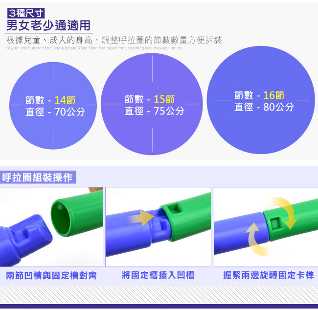 可拆卸式按摩呼拉圈-急速配