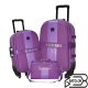 BATOLON寶龍 21+25吋+旅行袋/休閒組-都會風尚旅行拉桿箱〈紫〉 product thumbnail 1