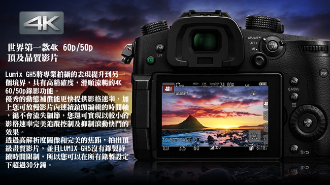 Panasonic LUMIX GH5 單機身*(平輸中文)