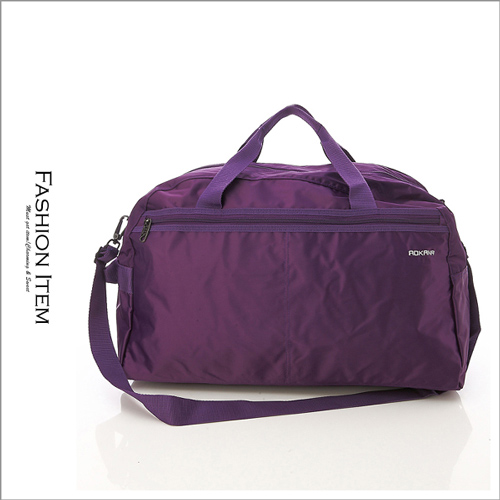 AOKANA奧卡納 MIT台灣製造 輕量防潑水大型旅行袋(葡萄紫)03-010