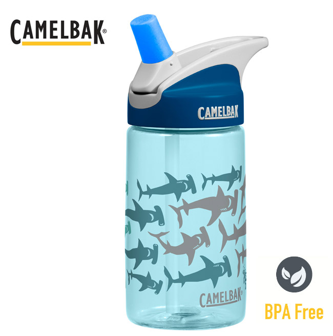 《CAMELBAK》兒童吸管運動水瓶 帥氣鯊魚 400ml (CB1274412040)