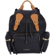 BURBERRY The Rucksack 撞色拼接尼龍後背包(中/黑色) product thumbnail 1