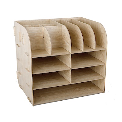 FL生活+ DIY木質多層分格小物收納盒(FL-069)