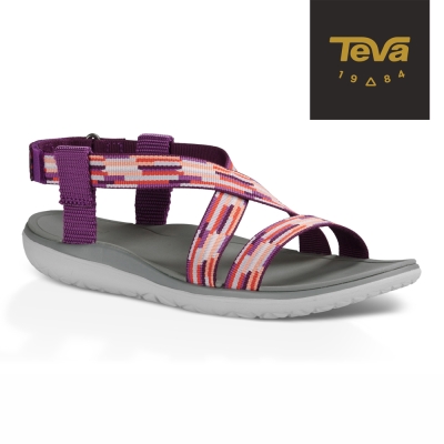 TEVA 美國 女 Terra Float Livia 休閒涼鞋 (紫紅)