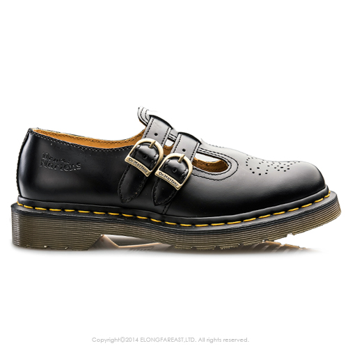 Dr.Martens-經典8065MARY JANE橫帶雙扣瑪莉珍鞋-女款-黑色